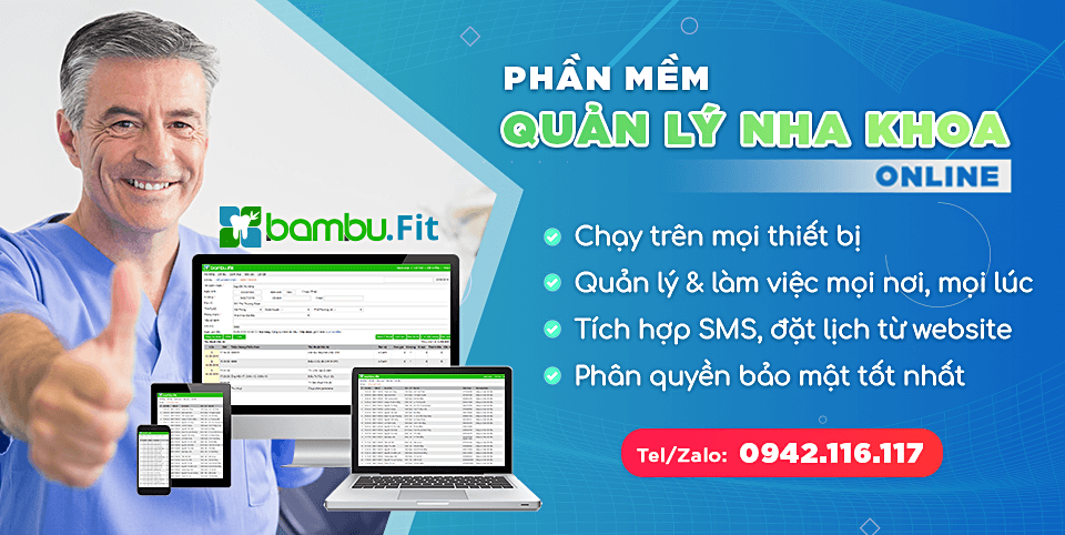 Phần mềm quản lý phòng khám nha khoa online BambuFit